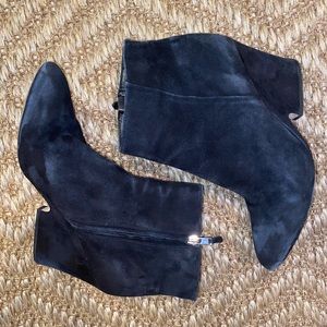 Black Suede Sam Edelman Booties